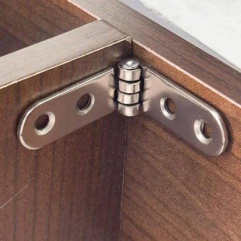 Foldable 180 Degree Rounded Corner Buffer Hinge For Wooden Box And Cabinet Doors Metal Rotating Flap Hinge Durable Rust Resistant Heavy Duty Hardware
