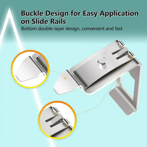 One Port Metal DIN Rail Mounting Module For Snap In Keystone Jacks Attaches To Standard 35 Millimeter DIN Rail With No Tools