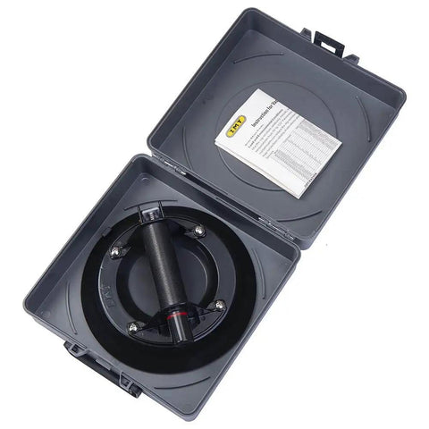 9 Inch Vacuum Concave Suction Cup Glass Lifter With Handle in carrying case, heavy duty for curved auto windshields, plate glass, granite lifting