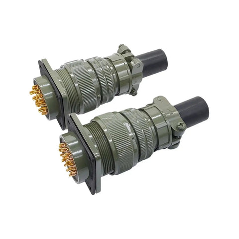 Military Grade MIL C Circular Connector 28 11 To 28 12 Series Plug 3108 28 12S for aerospace harnesses, weather resistant and durable