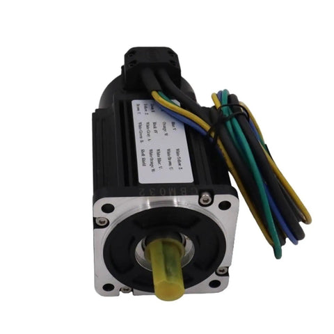 Front view of 80Mm Electric Servo Closed Loop Encoder Motor 24V 48V DC BLDC High Torque 400W 1500RPM 2.5Nm for CNC and 3D printers