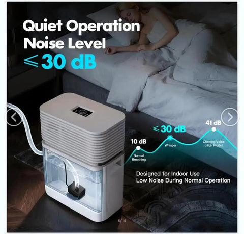 Quiet compact design with dehumidifier, Automatic Tiny Sump Pump With Level Sensor Voltage Range 100 To 240V Lift 8.2 Ft 87 GPH