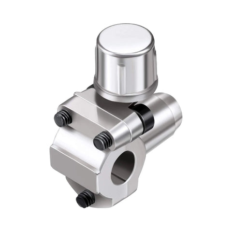 Chinco BPV-31 piercing valve kit for refrigerator lines, chrome-plated body with mounting screws