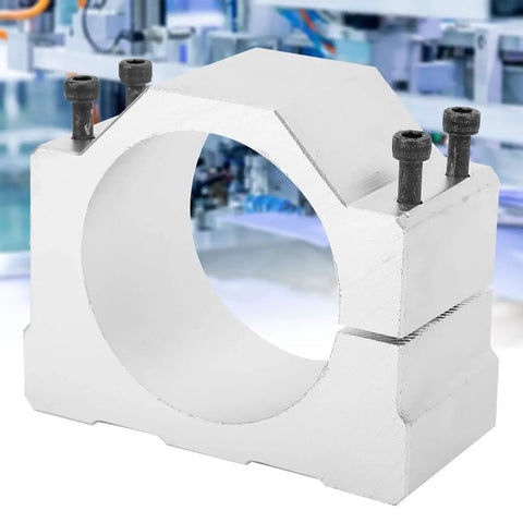 CNC Motor Bracket With High Strength Aluminum Alloy Clamp Mount for Spindle Motor Support Rock Solid Durable Shaft Holder 80mm Diameter