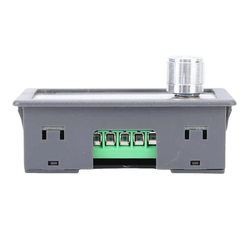 Back view of Digital Potentiometer 10K With 4 Digit LED Display, showing connection terminals and control knob for precise speed control.