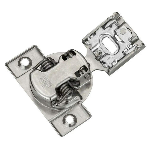 Soft Close Compact BLUMOTION 38N Hinge For Face-Frame Cabinets, 105 Degree Opening, 1/2 Overlay, Screw-On Mount, 4-Pack Blum 38N355B.08