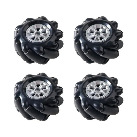 Set of four 60mm mecanum wheels for Professional 60mm Mecanum Wheel Robot Chassis MC100 for Arduino Raspberry Pi Microbit