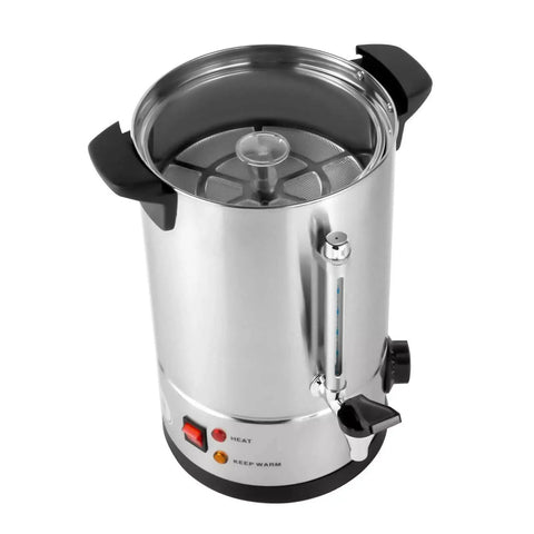 Party Ready Commercial Coffee Urn And Tea Maker 8L Large Stainless Steel Beverage Dispenser For Coffee Tea And Hot Water Thermostable