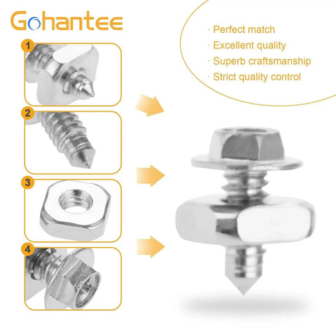 9 Piece Dryer Terminal Block Screw Kit Replacement For Whirlpool And Kenmore nuts and bolts set close-up