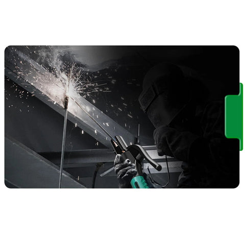 Heavy Duty Welding Electrode Holder And Arc Welding Ground Clamp With Copper Jaw 300 Amp High Conductivity Plier in use by welder