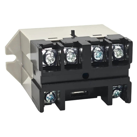 General Purpose Relay With Built In Test Button 24 VDC Screw Terminal Connections Upper Bracket Mount DPST No Contacts Class B Insulation
