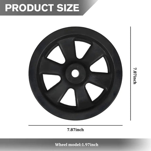 8 Inch Trailer Swivel Caster Wheel With Bolt Nut For Towed Vehicles Replacement Parts Universal For RV Camper Motorcycle