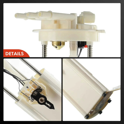 Close-up of Electric Fuel Pump Module Assembly With Pressure Sensor For Chevy S10 And GMC Sonoma 2002 2003 4.3L V6