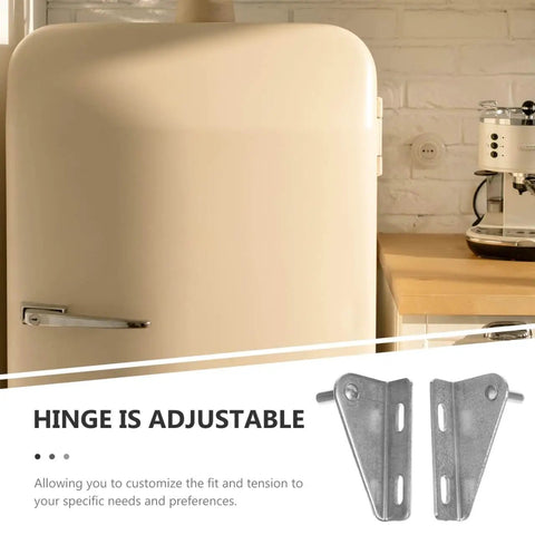 Professional Refrigerator Door Hinges For Freezers Stainless Steel Adjustable 2.95x1.5x0.98 Inch Small Freezer Replacement Hinge