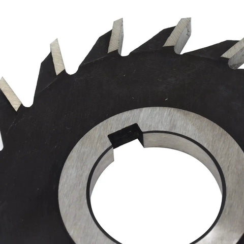 18 Teeth Milling Cutter High Speed Steel Face Mill Disc For Plane Processing 100mm Diameter, close-up view