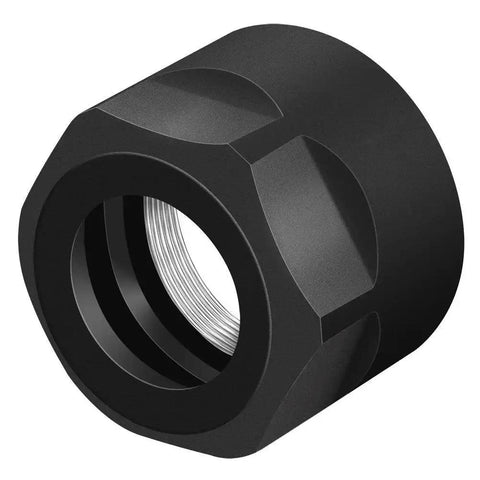 ER16A Collet Nuts Set For CNC Milling And Engraving Machines Hex Clamping Nuts 5 Pieces With M24x1.0 Thread Grade 45 Steel Black Oxide