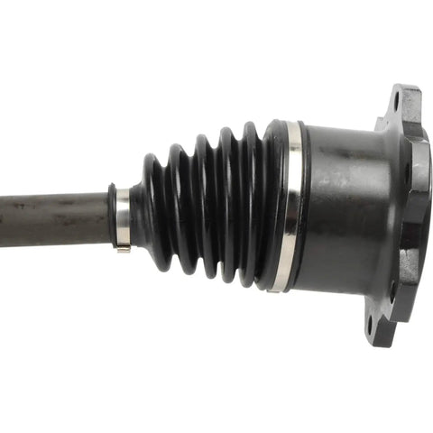 Close-up of heavy-duty CV drive axle and drive shaft replacement for Cadillac Escalade, Silverado, Suburban, and trucks.