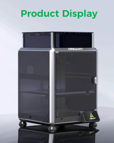 K1 SE And K2 SE 3D Printer Enclosure With Transparent Black Cover, showing sturdy design and clear visibility for easy monitoring.