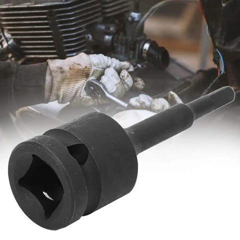 Side view of 1/2-inch hex bit socket adapter for impact wrenches, 42CrMo alloy