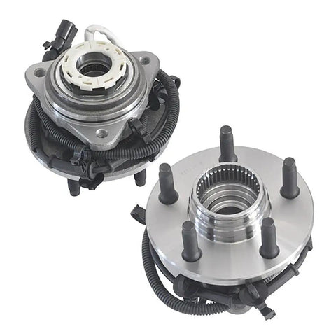 Pair Front Wheel Hub Bearing Assembly For Ford Ranger 1998 1999 2000 And Mazda B4000 1998 1999 2000 4x4 ABS 5 Lug 3 Bolt