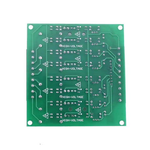 Back view of 8 Channel Optocoupler Isolation Module For AC 110V And 220V NPN Low Level Output 8 Channel Input Output PLC Control Board