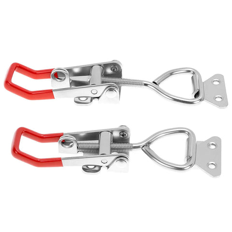 Beefy Heavy Duty Toggle Latch Clamp 2 Pack Made From 304 Stainless Steel With Quick Release Pull Latch 1320 Lbs Holding Capacity
