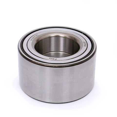 Front Wheel Bearing Set Of 2 For 2003-2017 Toyota Corolla, 2003-2008 Pontiac Vibe, metal bearing close-up view.