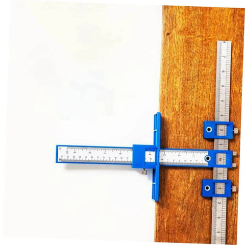 Adjustable Punching Tool For Woodworking Jig For Cabinet Handles Easy Assembly DIY Friendly Hole Locator And Punching Hole Tool