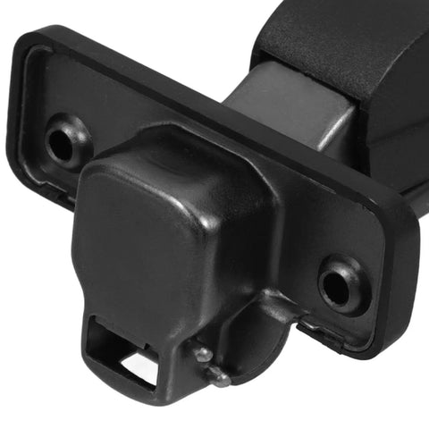Close-up view of black Soft Close Cabinet Door Hinges With Hidden Damping Buffer, Quiet Two Stage Closing, Easy Install For Kitchen Cabinets And Cupboards