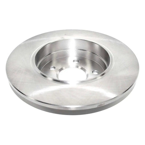 Rear Solid Disc Brake Rotor For Reliable Stopping Power, Precise Vehicle Fit, ABS Signaling Ready, shown from top angle