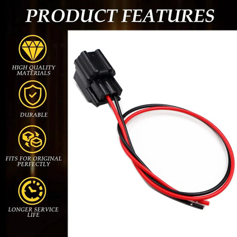Ford Explorer 2004-2010 2-Way Electronic Throttle Body Actuator Connector Pigtail Harness WPT-948 with copper wires