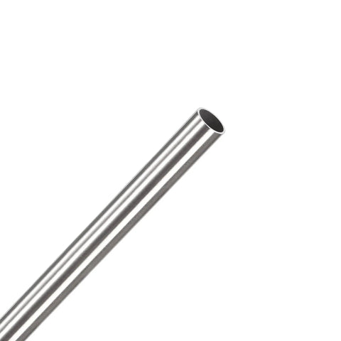 Stainless Steel Round Tube 6mm Outer Diameter 0.5mm Wall 300mm Length Pack Of 3 304 Grade Polished Finish