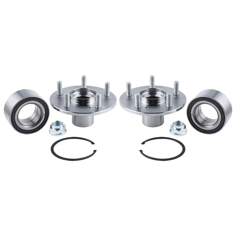 Front Wheel Hub Bearing Kit Set 2 Pack For 2007 2010 Acura RDX And 2007 2011 Honda CRV 5 Lug BR930583K Brand New Factory Sealed