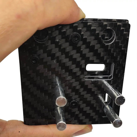 DIY Carbon Fiber Welding Jigs For Soldering Small Station With Pocket Hole Jig, close-up of carbon fiber material and design.
