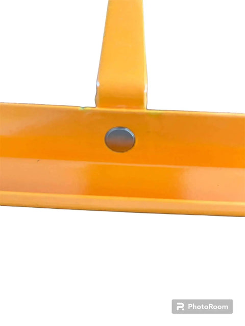 Close-up of 6 Inch Magnetic Cleat Tool for duct installation, showing yellow finish and magnetic head with ergonomic design.