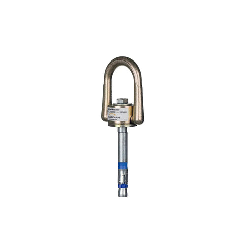 10K Swivel Anchor Five Eighths Inch By Six Inches Expansion Anchor With Full Size D Ring In Zinc Plated Stainless Steel For Concrete And Masonry