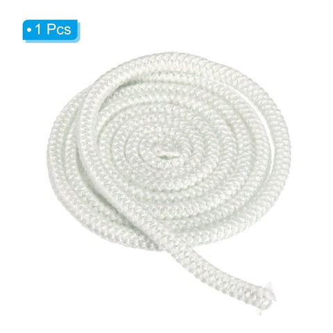 PATIKIL 3/8in x 86in white fiberglass wood stove gasket rope for fireplace door