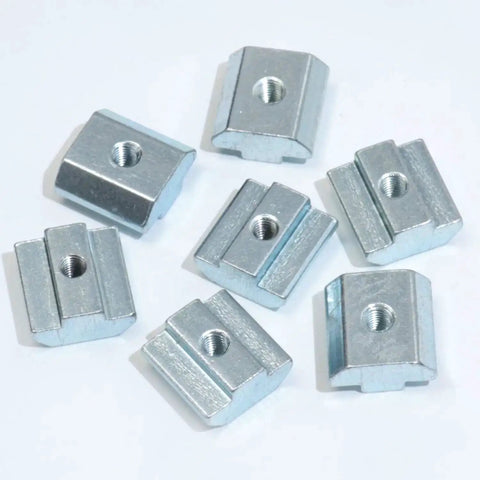 M4 Slide In T Nut Tee Sliding Nut For Aluminum Extrusion 2020 Series 6mm Slot 50 Pcs Zinc Plated Carbon Steel Built To Last