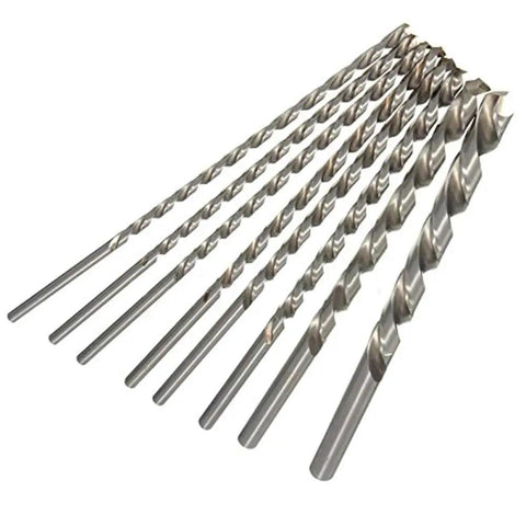 Heavy Duty 8 Piece Extra Long Twist Drill Bits Set With 200mm Length And Straight Shank For Drilling Steel Wood Plastic Aluminum Jewelry 2mm To 7mm Capacity Perfect For Home Workshop Projects