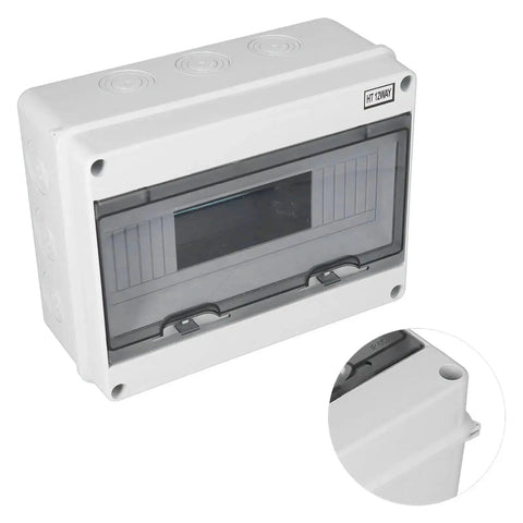 Rugged Weatherproof Junction Box With Transparent Cover For Easy Wiring Monitoring IP65 Sealed Electrical Enclosure with screws