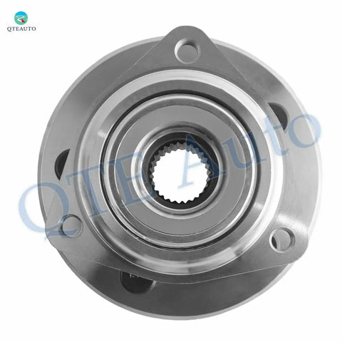 Front view of Pair Of Two Front Wheel Hub Bearing Assembly Replacement For 1989 To 1999 Jeep Cherokee L4 Two Point Five Liter And L6 Four Point Zero Liter RWD