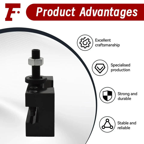 CXA 250-302 Quick Change Boring Turning Facing Holder for steel CNC tool post with focus on craft, specialty, durability, and stability.