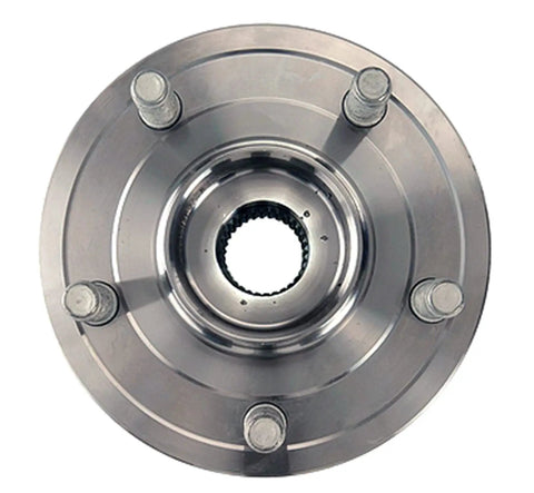 Preset Pre Greased Front Hub Bearing Assembly for 2011 to 2017 Dodge Durango and Jeep Grand Cherokee, top view.
