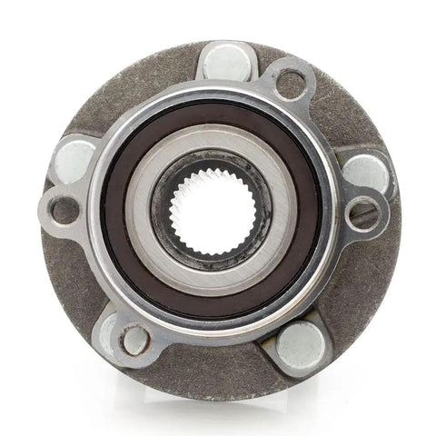 Front view of 2 Pack Front Wheel Hub And Bearing Assembly 513347 Compatible With 2014 2019 Mazda 6 And 2013 2022 Mazda CX 5