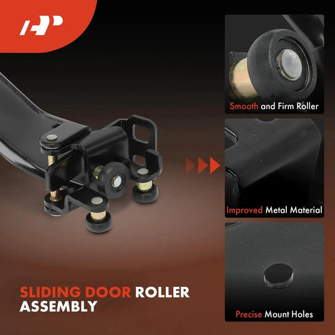 Right Passenger Center Sliding Door Roller Bracket Compatible With Chevrolet Express 1500 2500 3500 4500 G30 And GMC Savana 1500 2500 3500 4500 G3500 Designed For Smooth Operation Durable Steel Construction Corrosion Resistant Precise Fit Easy Install