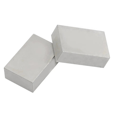 No Hole Accuracy Block Set 2 Pieces 1 By 2 By 3 Inch Machinist Blocks For Pro Grade Precision Grinding Layouts And Inspection Hardened Tool Steel