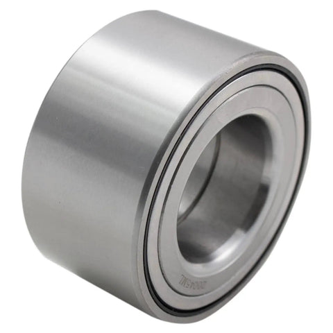 Close-up of a single wheel bearing from the Beefy Front Wheel Bearing And Hub Kit For 2010 To 2015 Lexus RX 350 RX 450h And 2008 To 2011 Toyota Highlander Includes Two Front Wheel Bearings And Two Front Hubs DIY Ready.