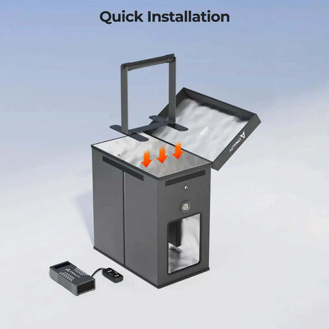 Large Capacity Filament Dryer Box For 1Kg To 5Kg Spools With Fast 70 C Heating, Detachable Chamber Heater, open lid for installation