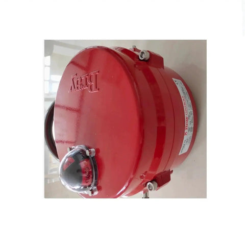 Valve pneumatic actuator with red round housing, Amazon brand, model 92-0830-11300-532.