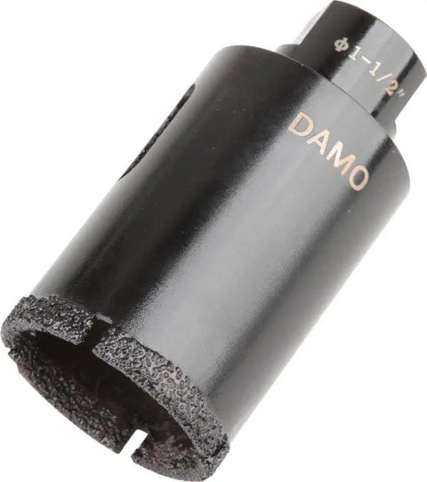 1-1/2 Inch Diamond Core Drill Bit For Porcelain Ceramic Tile Quartzite Granite Marble Stone And Brick Wet Or Dry Use Vacuum Brazed